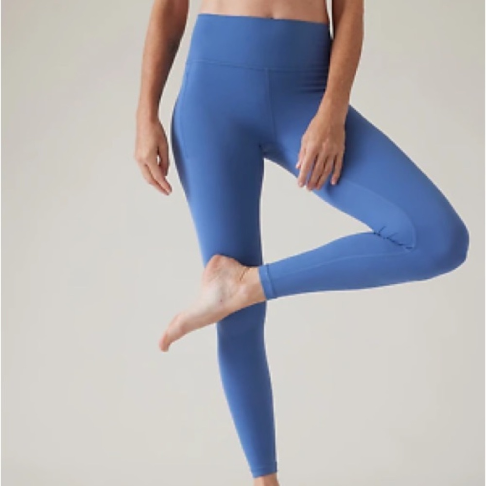 Athleta Blue Leggings for Active Comfort